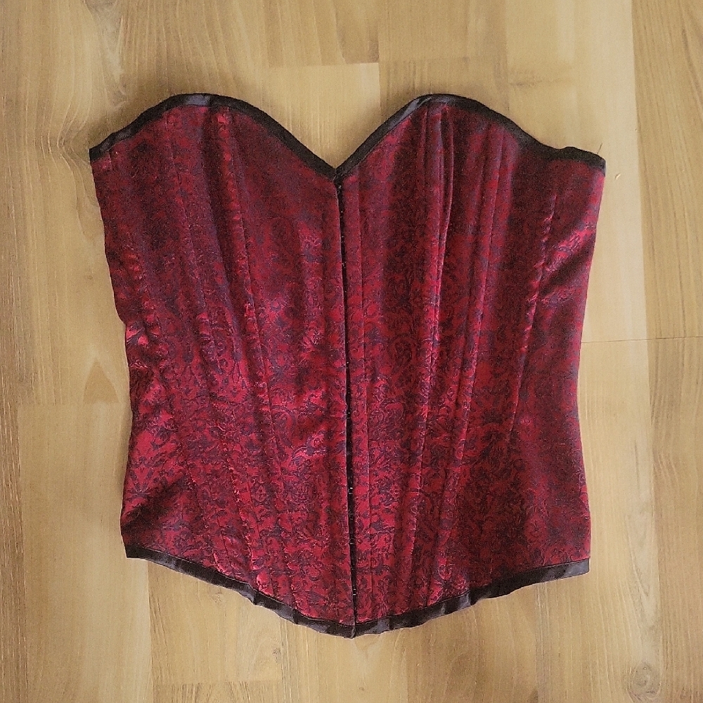 Guess Elegant Red Corset Top